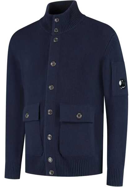 Pulovere casual C.P. Company Wool Jersey. BLUE Barbati (BM 19511747) 2