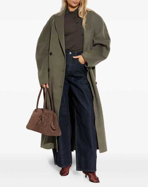 Paltoane JACQUEMUS Trench Coat Dhomme Curvio GREY Femei (BM 19511777) 2