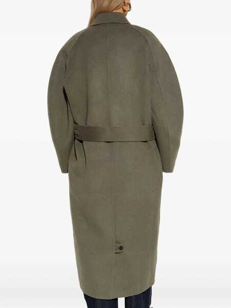Paltoane JACQUEMUS Trench Coat Dhomme Curvio GREY Femei (BM 19511777) 4