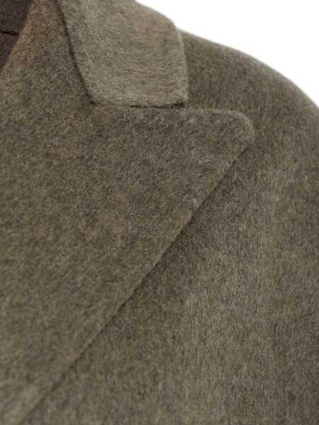 Paltoane JACQUEMUS Trench Coat Dhomme Curvio GREY Femei (BM 19511777) 5