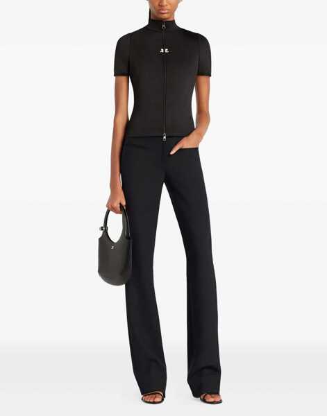 Bluze COURRGES Interlock Top BLACK Femei (BM 19511786) 2