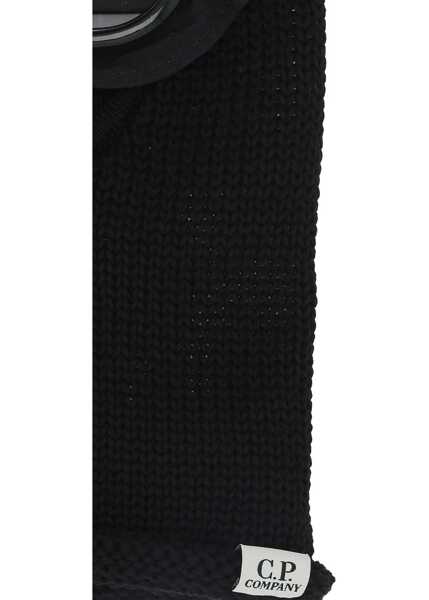 Sepci C.P. Company Balaclava With Eyeglass BLACK Barbati (BM 19511834) 4