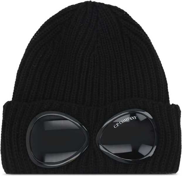 Sepci C.P. Company Cap With Glasses BLACK Barbati (BM 19511864) 2