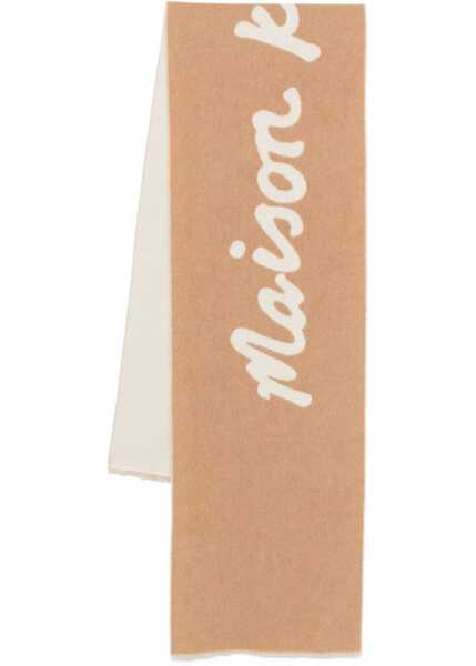 Esarfe MAISON KITSUN Wool Scarf BEIGE Femei (BM 19511867) 1