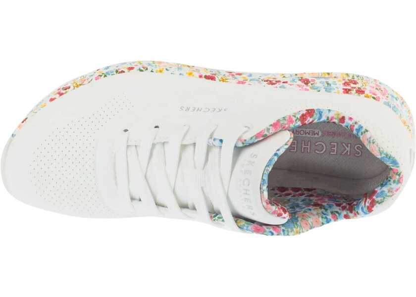 Sneakers SKECHERS Uno - Majestic Garden White Femei (BM 19512083) 3