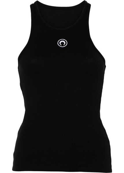 Bluze MARINE SERRE Top With Moon Logo BLACK Femei (BM 19512167) 1