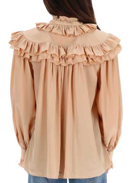 Bluze Chloe Silk Shirt NUDE Femei (BM 19512269) 3