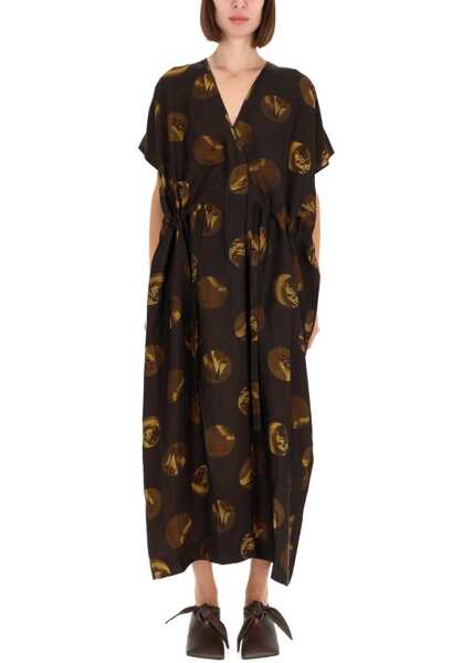 Rochii casual UMA WANG Acrid Midi Dress BROWN Femei (BM 19512293) 1