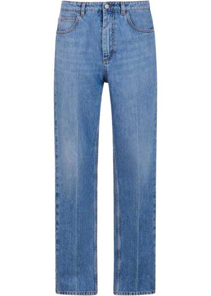 Pantaloni casual Marni Cotton Denim Pants BLUE Barbati (BM 19512296) 1