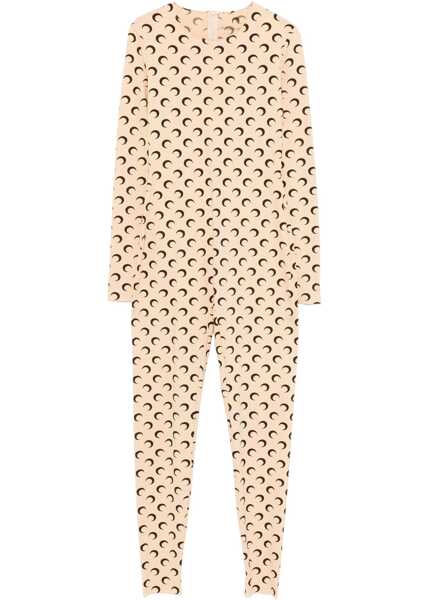 Salopete MARINE SERRE Moon Suit BEIGE Femei (BM 19512305) 1