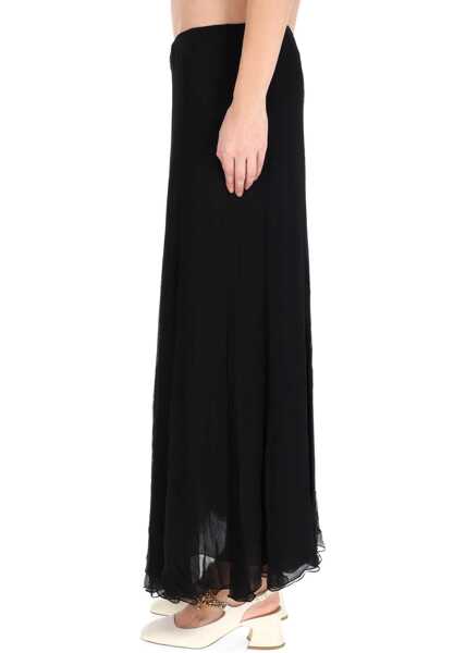 Fuste casual Chloe Silk Muslin Maxi Skirt BLACK Femei (BM 19512350) 3