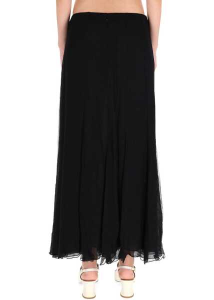 Fuste casual Chloe Silk Muslin Maxi Skirt BLACK Femei (BM 19512350) 4