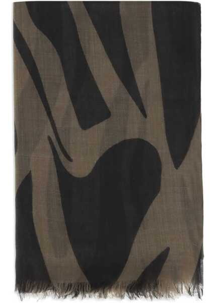 Esarfe Brunello Cucinelli Cashmere Scarf CAMELANTRACITE Femei (BM 19512548) 1
