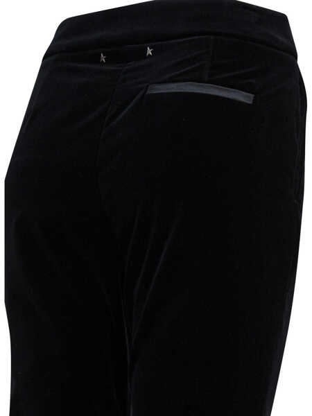 Pantaloni casual Golden Goose Velvet pants Black Femei (BM 19512600) 4
