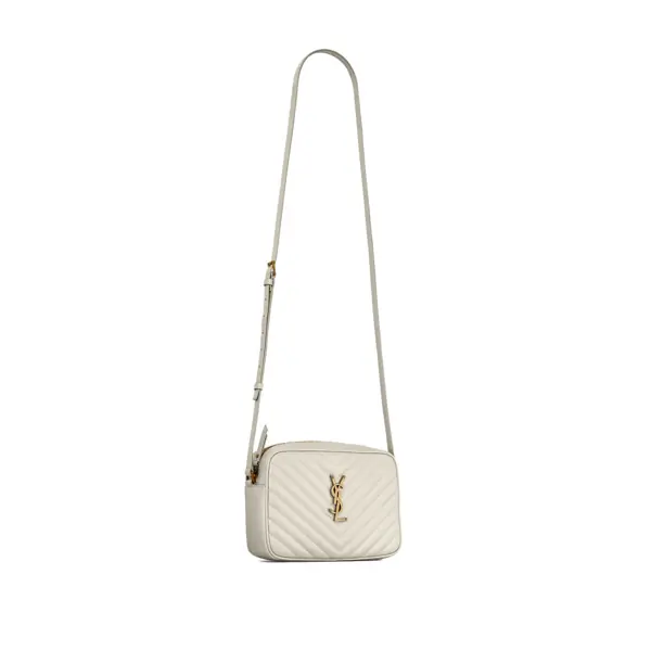 Genti de mana Saint Laurent Saint Laurent Lou Camera Bag White Femei (BM 19512612) 2