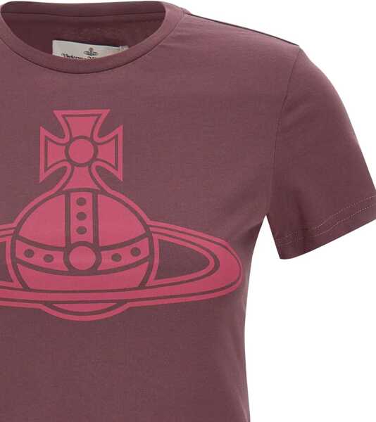 Tricouri Vivienne Westwood Paris Orb Mini T-Shirt BORDEAUX Femei (BM 19515518) 3
