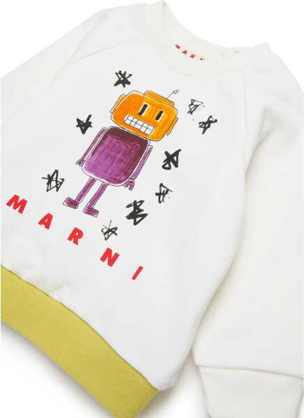 Hanorace Marni Sweatshirt WHITE Baieti (BM 19515560) 3