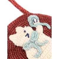 Genti de umar pentru Fete - Genti de umar MISHA & PUFF Meadow Yarn Cat Circle Bag Red Fete (BM 19515681) - B-mall.ro