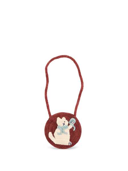 Genti de umar MISHA & PUFF Meadow Yarn Cat Circle Bag Red Fete (BM 19515681) 1