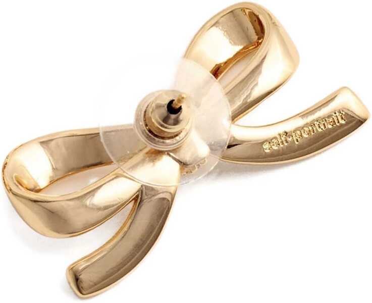 Cercei Self-Portrait Earrings With Bow GOLD Femei (BM 19515719) 4