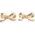 Self-Portrait Earrings With Bow GOLD