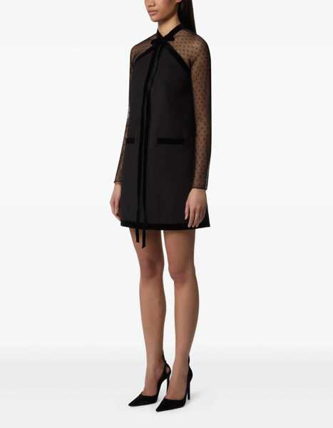 Rochii casual Nina Ricci Short Sleeveless Dress BLACK Femei (BM 19515773) 3