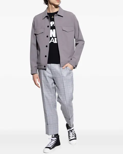 Sneakers Vivienne Westwood High Top Plimsoll Sneaker BLACK Barbati (BM 19515785) 5