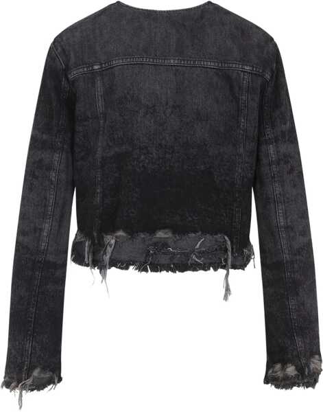 Jachete Diesel Laser-engraved cotton-hemp denim Jacket 02 Femei (BM 19515929) 2