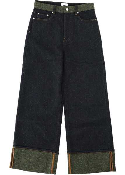 Blugi skinny Ganni Cotton Denim Jeans CHARCOAL Femei (BM 19518518) 1