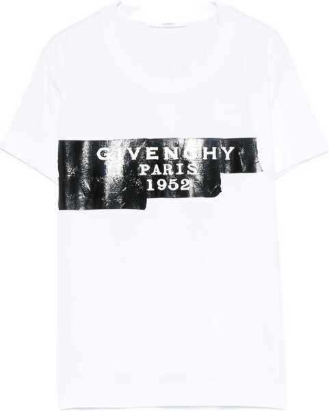 Tricouri Givenchy T-Shirt Tape WHITE Femei (BM 19518536) 1