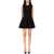 Givenchy Mini Dress With Flared Skirt BLACK
