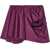 Ganni Miniskirt With Drape BORDEAUX