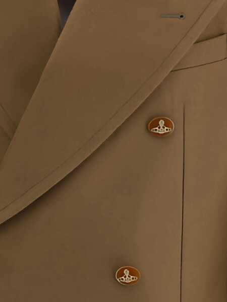 Paltoane Vivienne Westwood Coat Winston BEIGE Femei (BM 19518587) 3