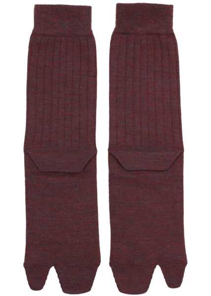 Sosete Maison Margiela Socks Tabi BORDEAUX Femei (BM 19518617) 2