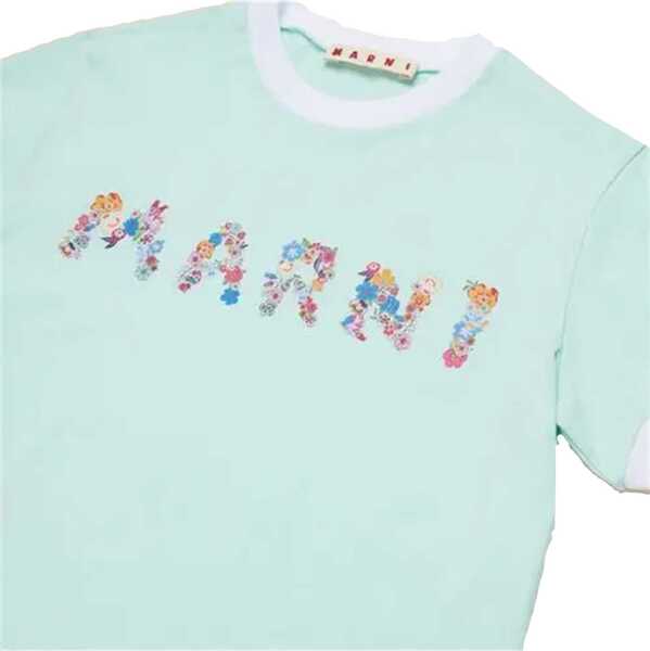 Tricouri Marni T-Shirts BABY BLUE Fete (BM 19518644) 3