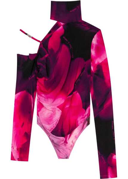 Bluze Versace Jeans Couture One-Shoulder Body Top PINK Femei (BM 19518647) 1