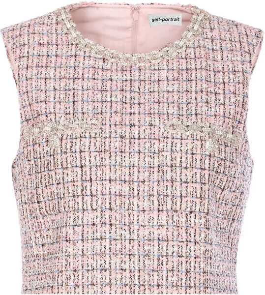 Rochii casual Self-Portrait Sleeveless Mini Dress PINK Femei (BM 19518707) 1