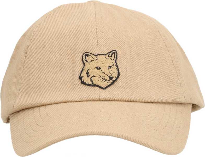 Sepci MAISON KITSUN Fox Head Baseball Cap BROWN Barbati (BM 19518725) 1