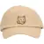 MAISON KITSUN&Eacute; "Fox Head" Baseball Cap BROWN