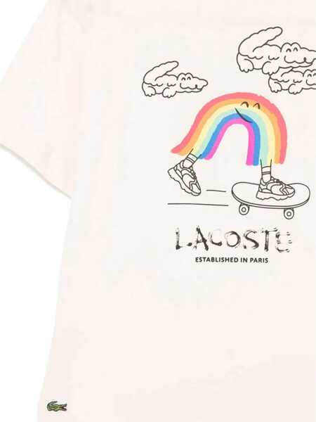 Tricouri Lacoste T-Shirt IVORY Baieti (BM 19518758) 3