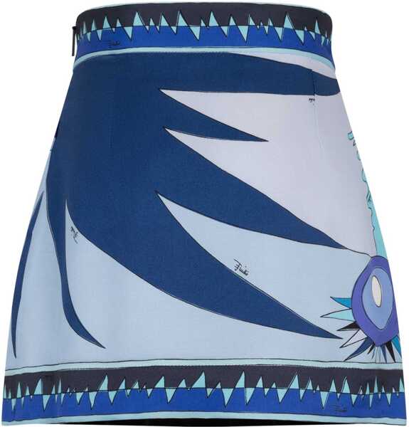 Fuste casual PUCCI Skirt BLUE Fete (BM 19521506) 2