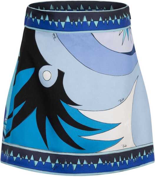 Fuste casual PUCCI Skirt BLUE Fete (BM 19521506) 1
