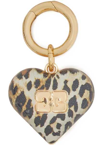 Brelocuri Ganni Keychain Heart ANIMALIER Femei (BM 19521518) 3