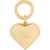 Ganni Keychain Heart ANIMALIER