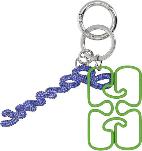 Brelocuri Ganni Keychain With Logo GREEN Femei (BM 19521545) 2