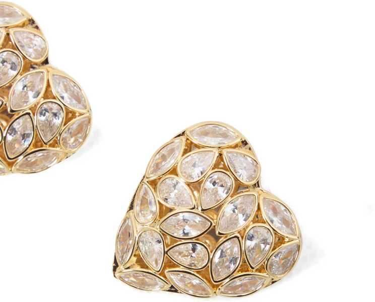 Cercei Self-Portrait Embellished Heart Earrings GOLD Femei (BM 19521623) 2