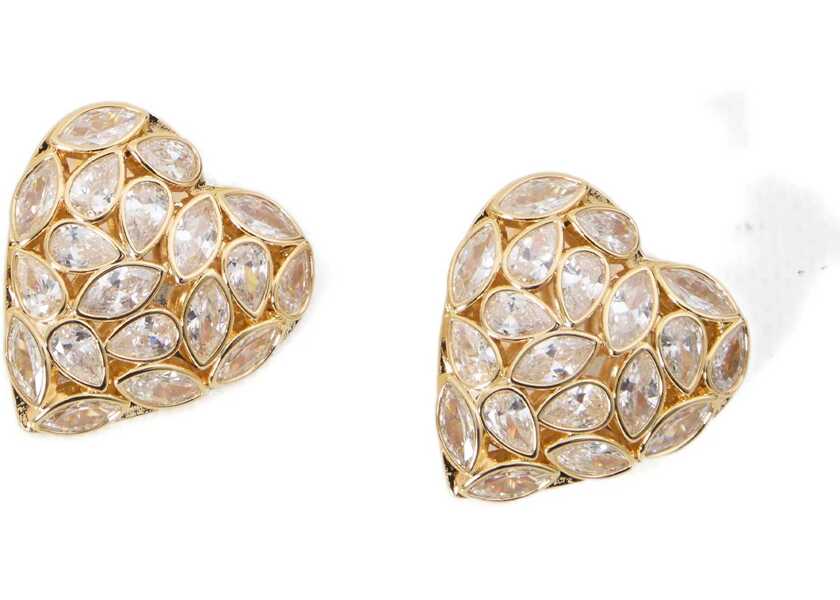 Cercei Self-Portrait Embellished Heart Earrings GOLD Femei (BM 19521623) 1