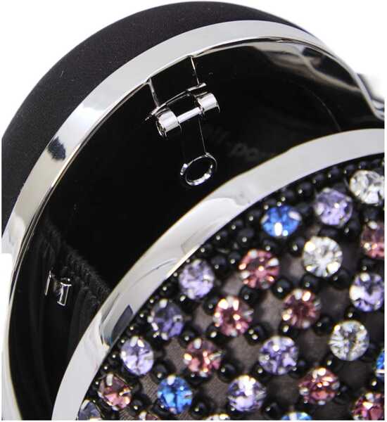 Genti plic Self-Portrait Multi Crystal Heart Clutch Bag BLACK Femei (BM 19521632) 4