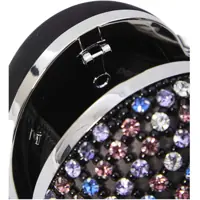 Genti plic Dama - Genti plic Self-Portrait Multi Crystal Heart Clutch Bag BLACK Femei (BM 19521632) - B-mall.ro