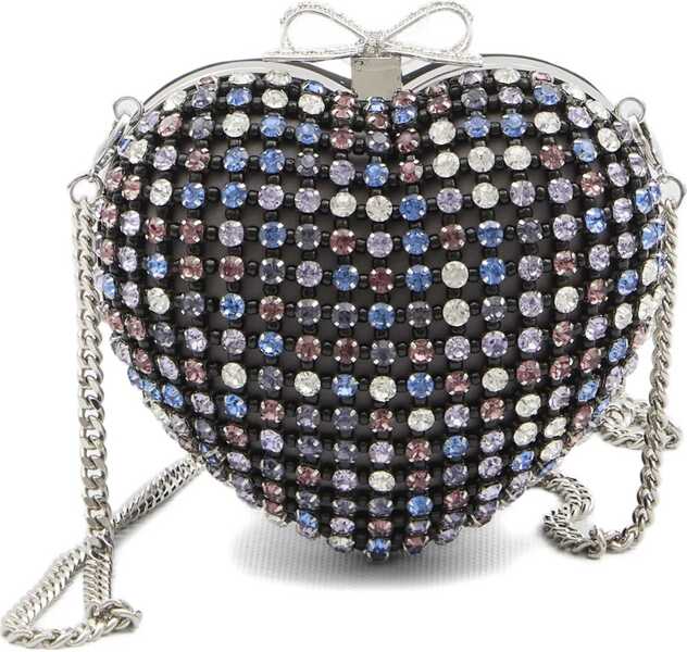 Genti plic Self-Portrait Multi Crystal Heart Clutch Bag BLACK Femei (BM 19521632) 1